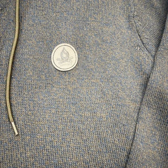 Hippy Tree Nomad Division Hoodie Men's XL Brown Knit Pocket Outdoor - Picture 4 of 9